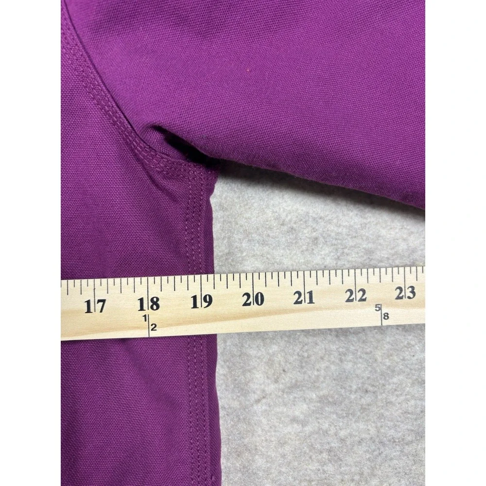 Carhartt Girl's Large (14) Sierra Sherpa-Lined Jacket - Plum Caspia - TK6303-B